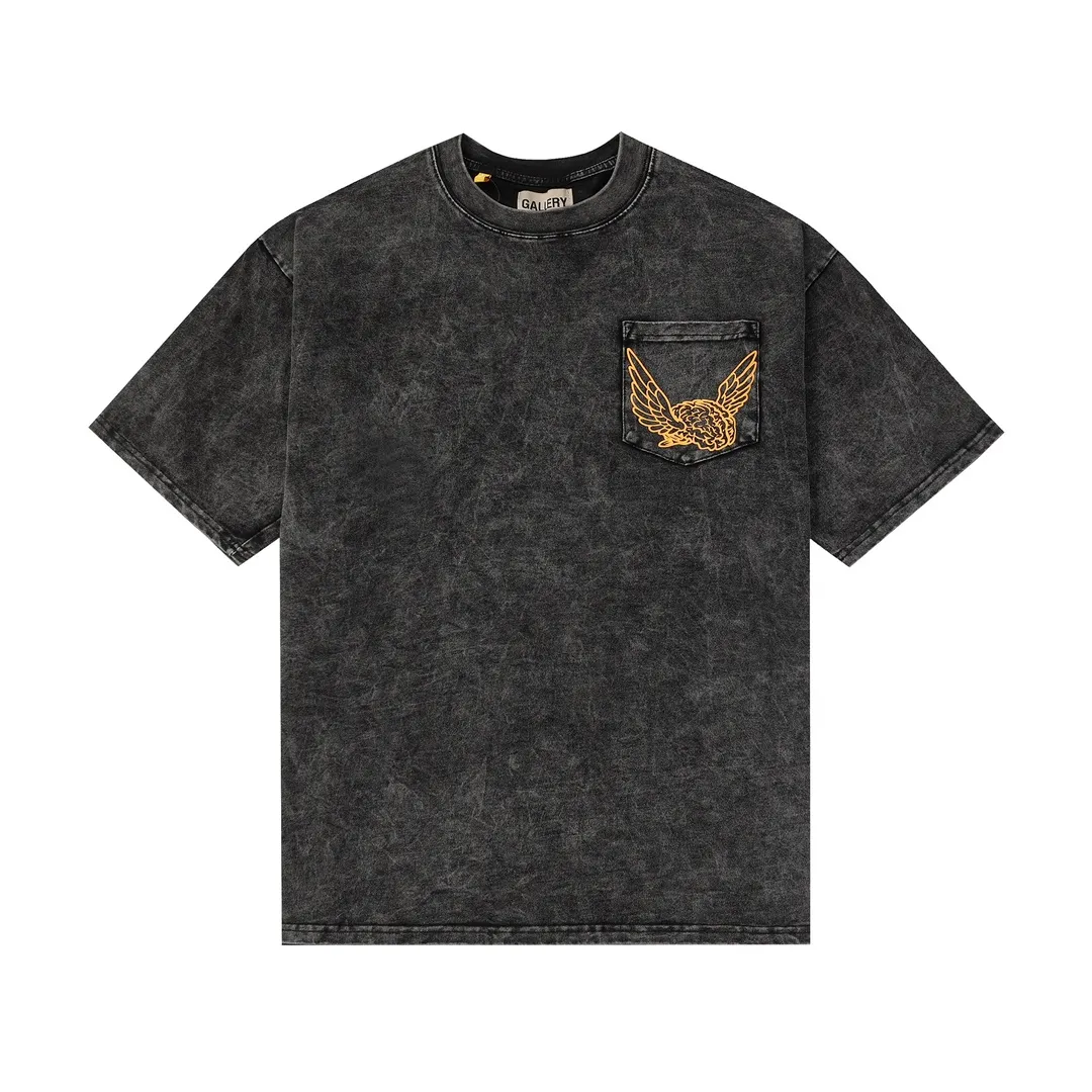 GALLERY.DEPT Summer new short-sleeved model number: D3143#P110 Color: black Size: S M L XL
